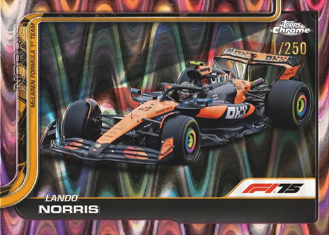2025 Topps Chrome F1 Formula 1 Hobby Box (PRESALE)