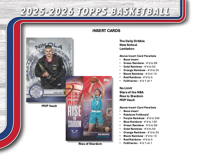 2025/26 Topps Basketball Mega Box