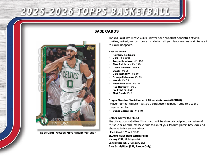 2025/26 Topps Basketball Mega Box