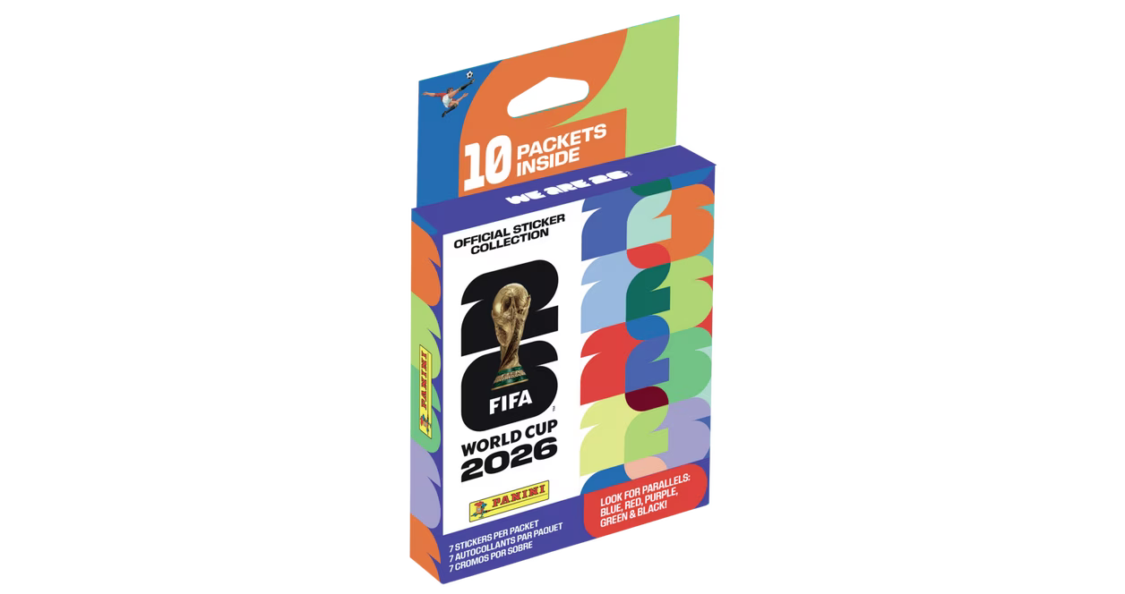 2026 Panini FIFA World Cup Soccer Sticker 10-Pack