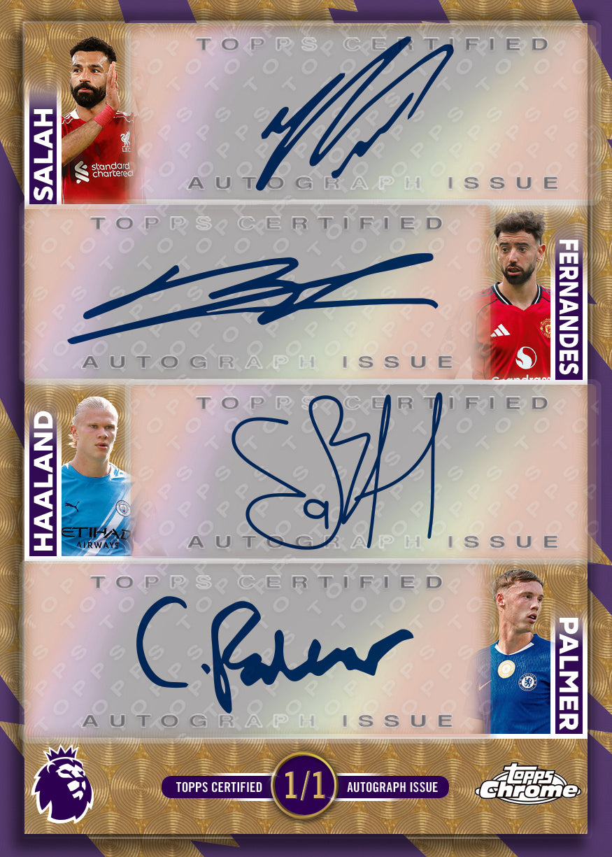 2026 Topps Chrome Premier League Soccer Hobby Box