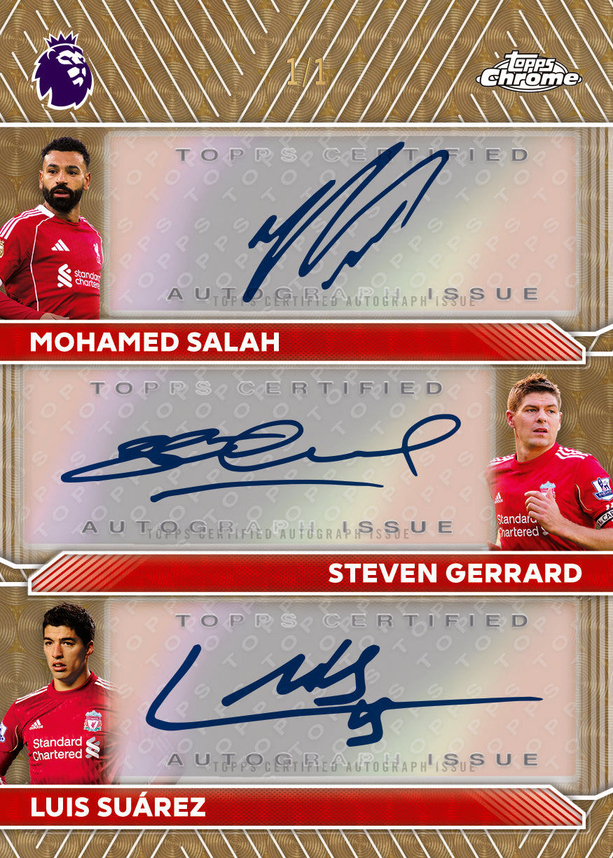 2026 Topps Chrome Premier League Soccer Hobby Box