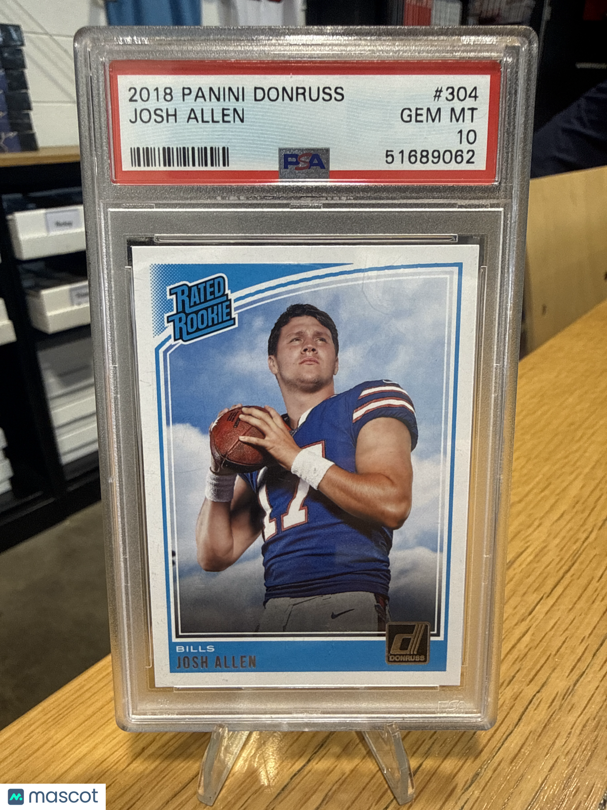 2018 Panini Donruss Josh Allen #304 PSA 10