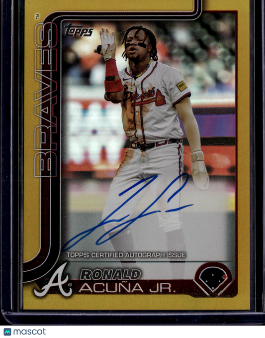 2025 Series 1 Topps Ronald Acuna Jr. Auto /50 #207