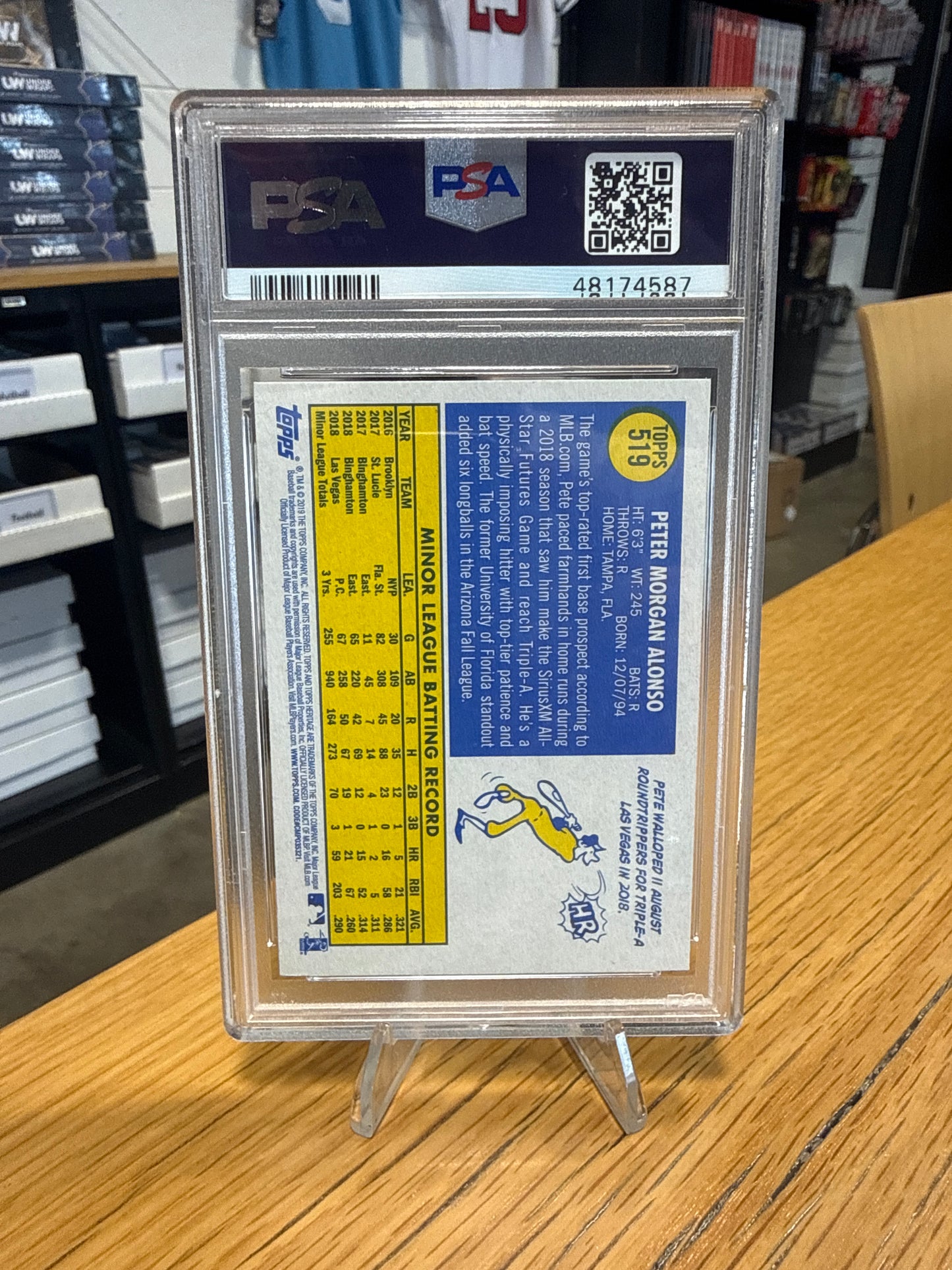 2019 Topps Heritage Pete Alonso #519 PSA 10