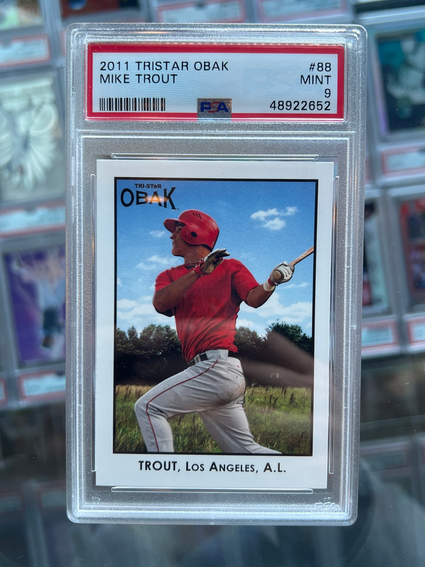 2011 Tristar Obak Mike Trout #88 PSA 9