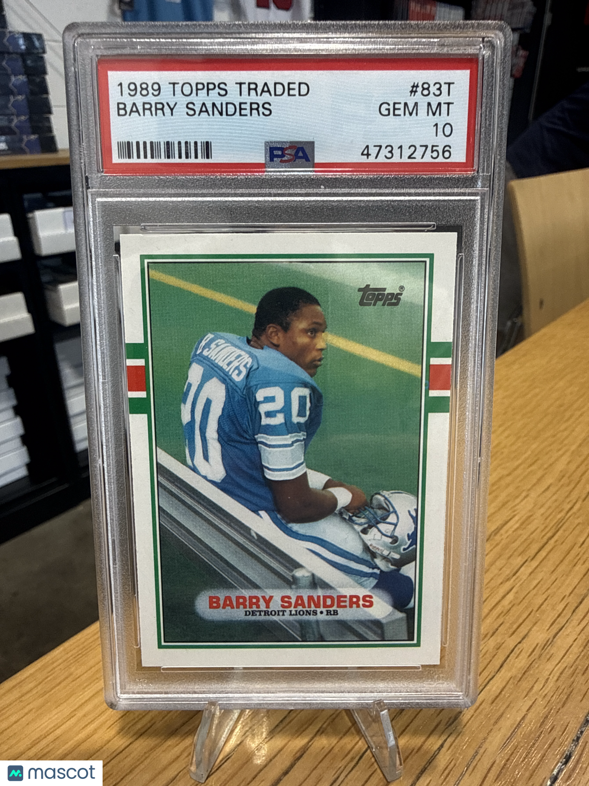 1989 Topps Traded Barry Sanders #83T PSA 10