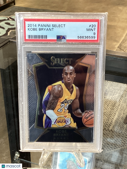 2014 Panini Select Kobe Bryant #20 PSA 9