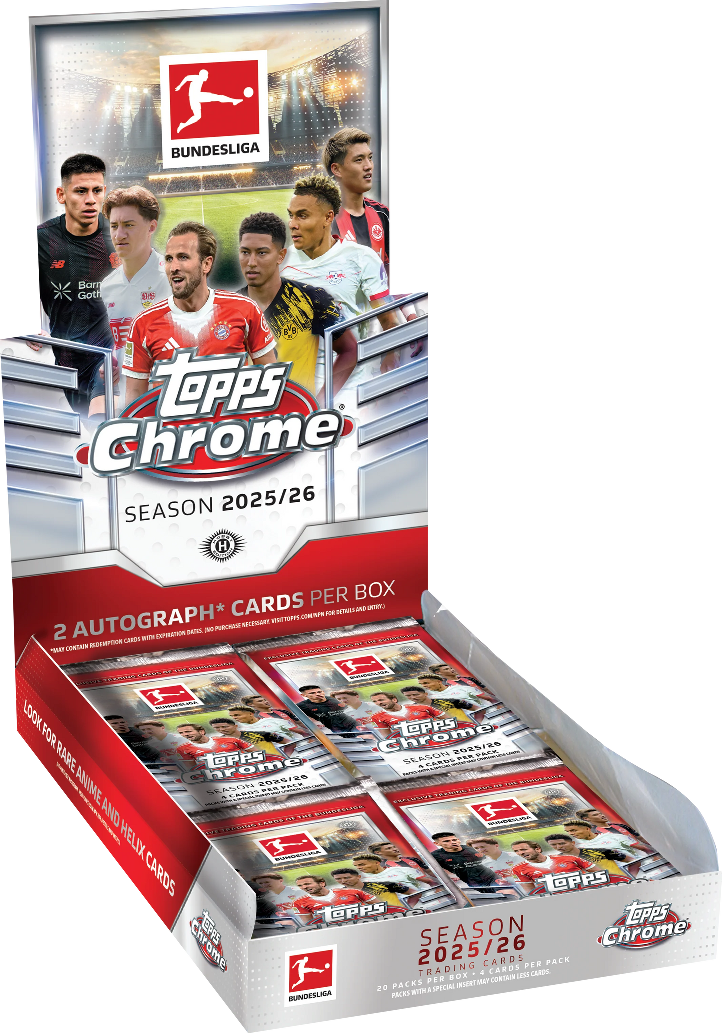 2025-26 Topps Chrome Bundesliga Soccer Hobby Box