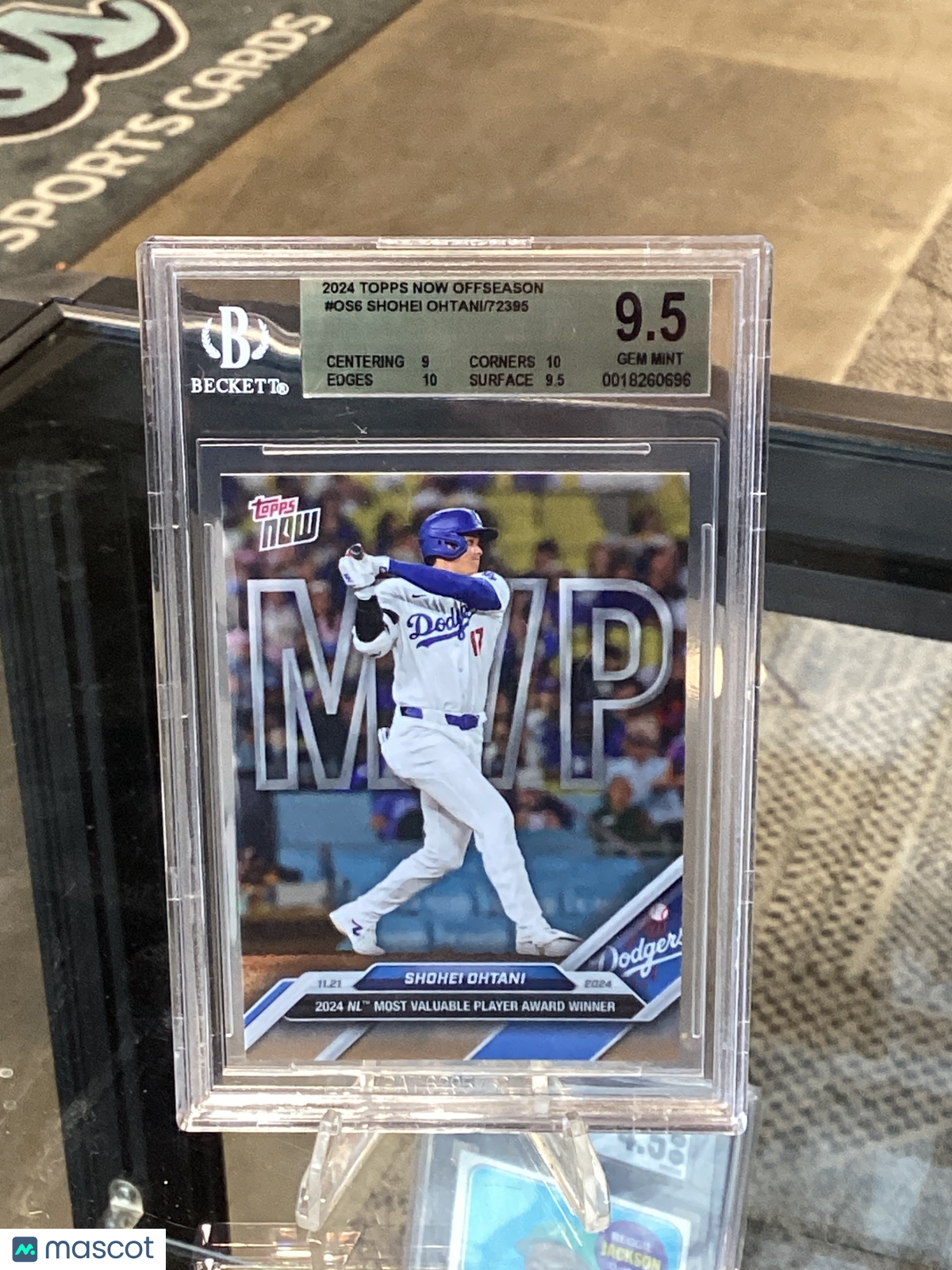2024 Topps Now Offseason Shohei Ohtani #OS6 /72395 BGS 9.5