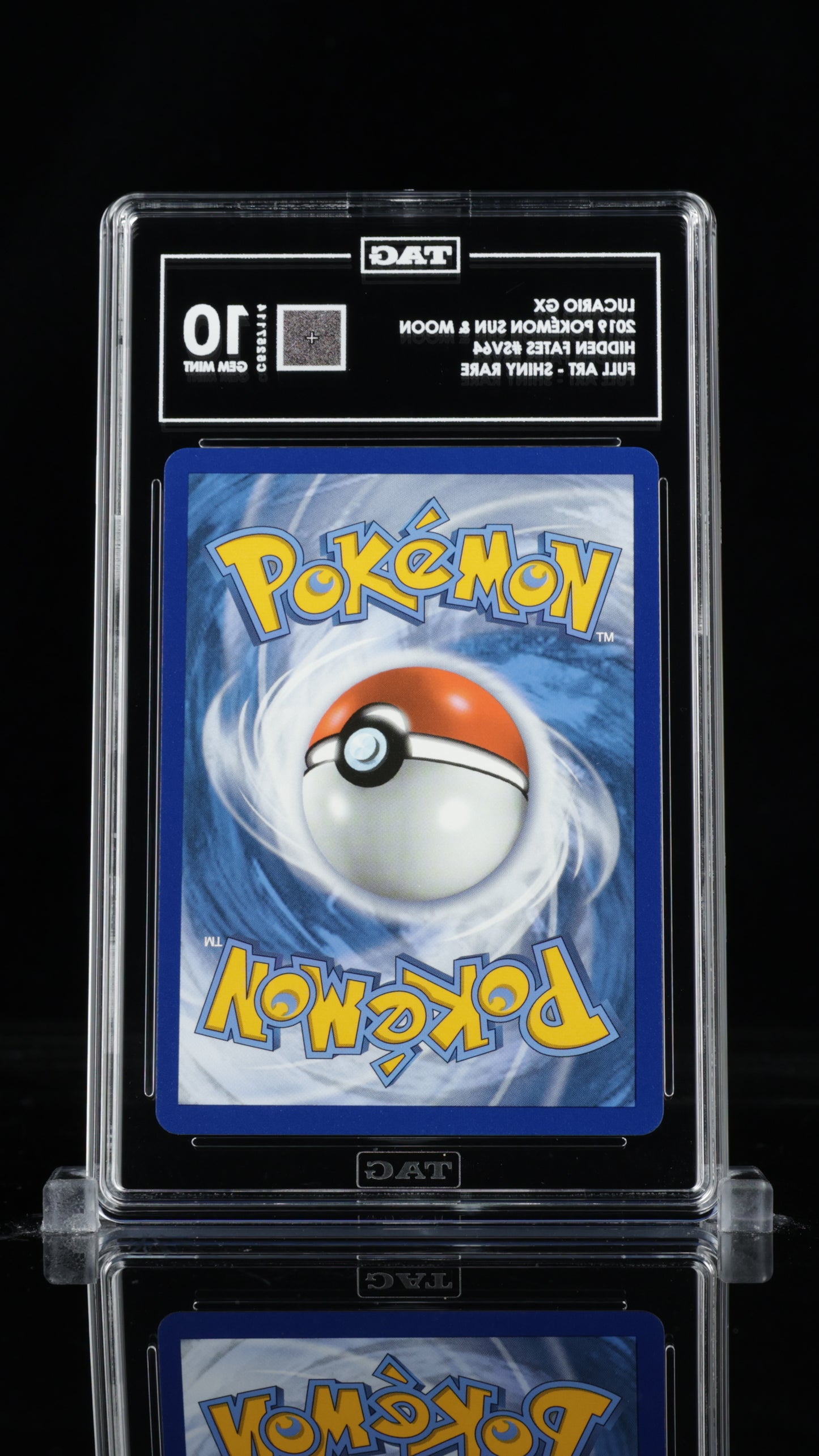 Pokémon Sun & Moon Lucario GX TAG 10 #SV64