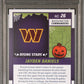 2024 Panini Score-A-Treat Rising Stars Jayden Daniels #26 Bats PSA 9