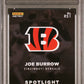 2020 Panini Instant Rookie Spotlight Joe Burrow #RS1 PSA 8