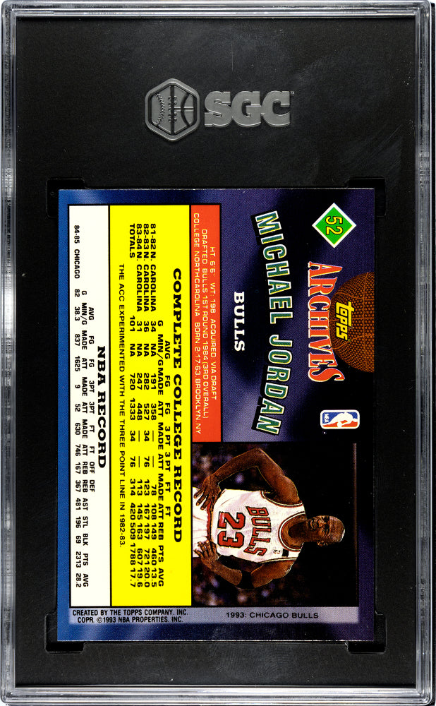 Michael newest Jordan 1993 Topps Archives Card # 52