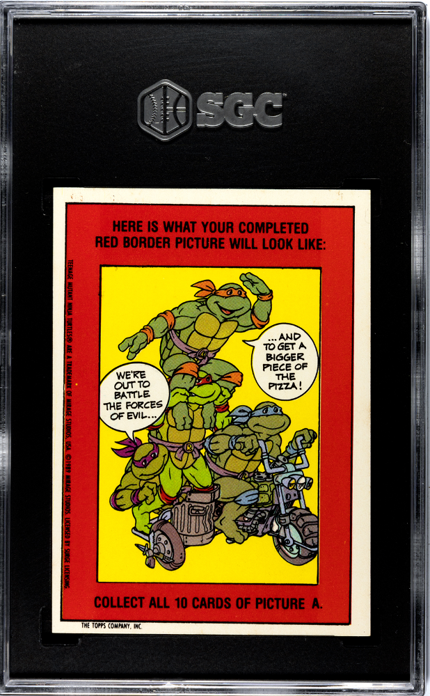 1989 Topps Tmnt Splinter #6 SGC 9
