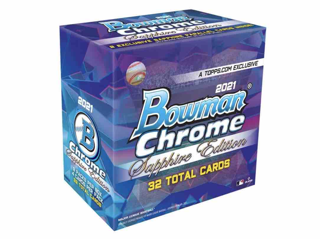 2021 Bowman Chrome Baseball Sapphire Edition Box