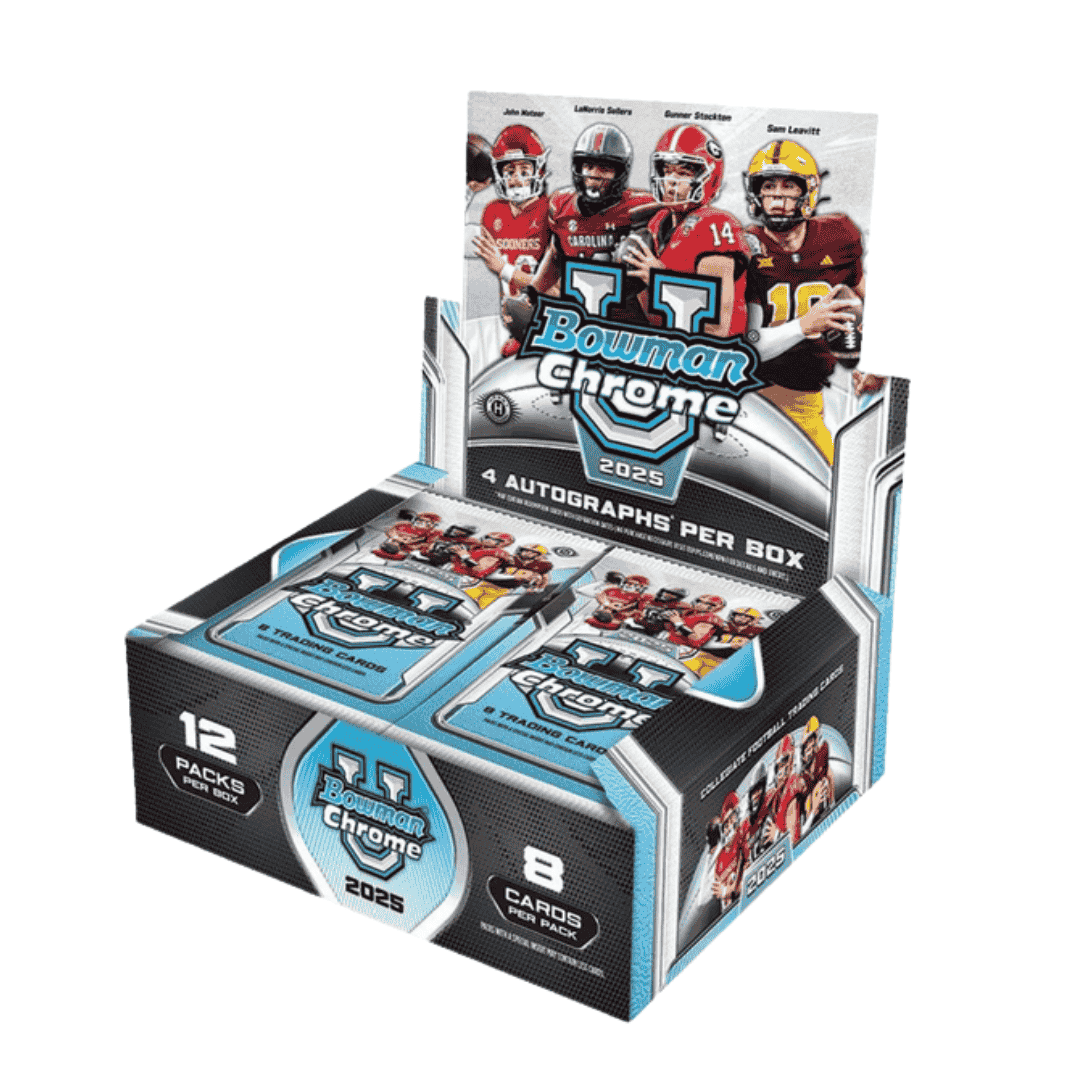 2025 Bowman University Chrome Football Hobby Jumbo Box