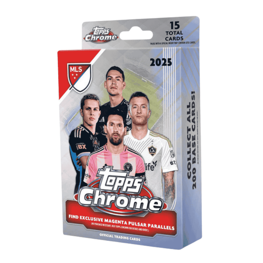 2025 Topps Chrome MLS Soccer Hanger Box