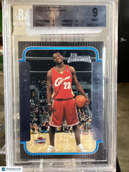 2003 Bowman LeBron James #123 BGS 9
