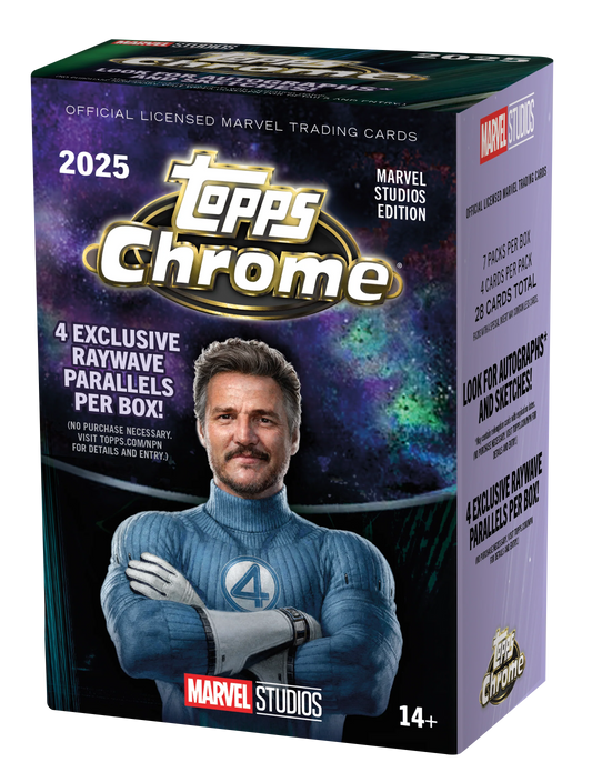 2025 Topps Marvel Studios Chrome Blaster Box