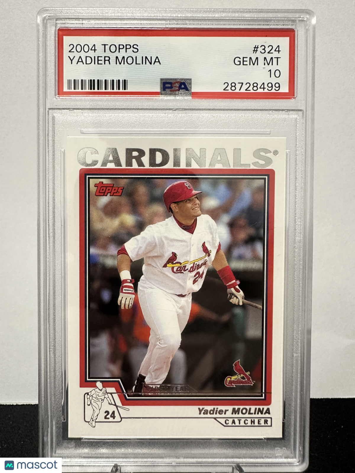 2004 Topps Yadier Molina #324 PSA 10