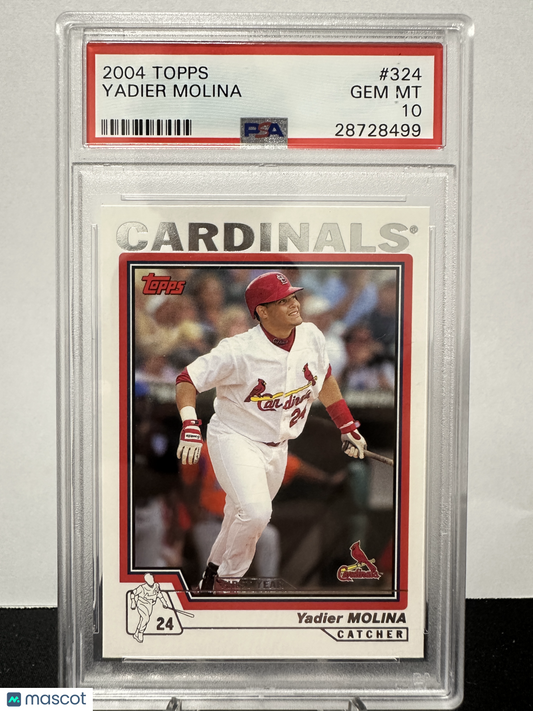 2004 Topps Yadier Molina #324 PSA 10