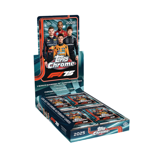 2025 Topps Chrome F1 Formula 1 Hobby Box (PRESALE)