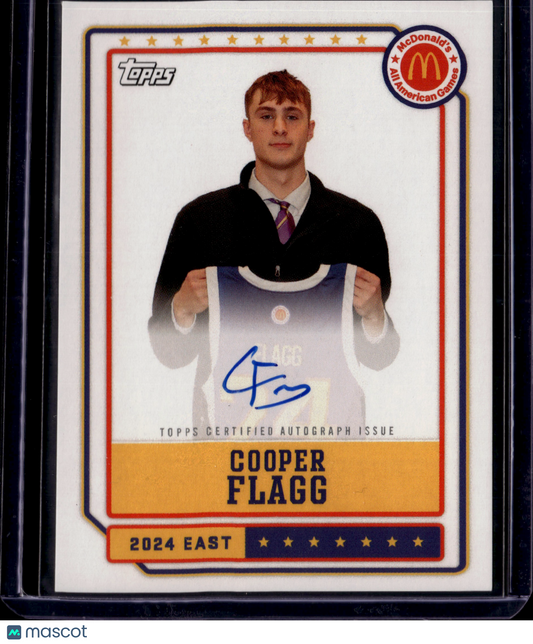 2024 Topps McDonald's All American Cooper Flagg #EA-CF Autograph