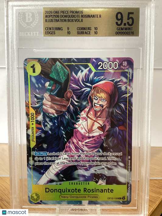 2026 One Piece Card Game Promos Donquixote Rosinante Illustration BGS 9.5