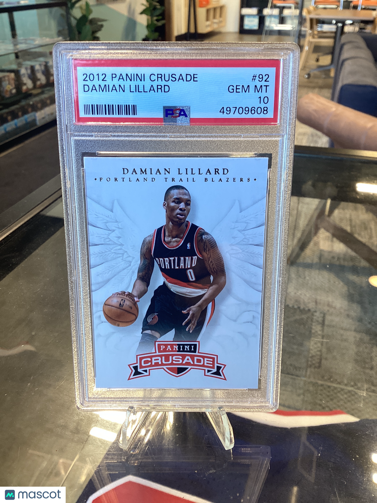 2012 Panini Crusade Damian Lillard #92 PSA 10