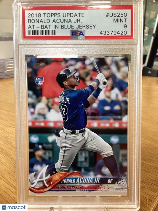 2018 Topps Update Ronald Acuna JR. #US250 PSA 9