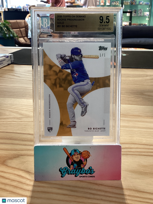 2020 Topps On Demand Rookie Progression Gold Bo Bichette #21 BGS 9.5