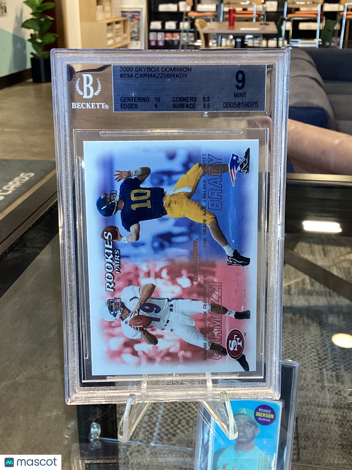 2000 SkyBox Dominion T.BradyG.Carmazzi #234 BGS 9