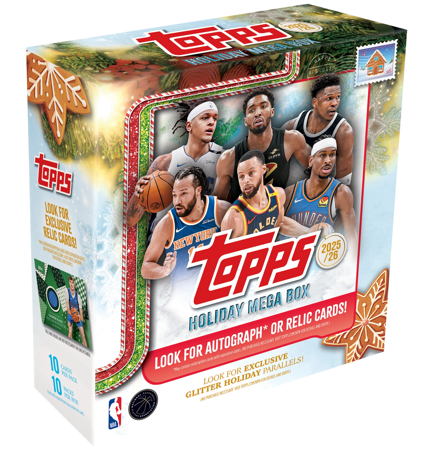 2025/26 Topps Holiday Basketball Mega Box