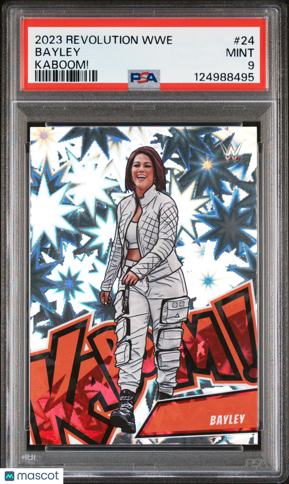2023 Panini Revolution WWE Kaboom! Bayley #24 PSA 9