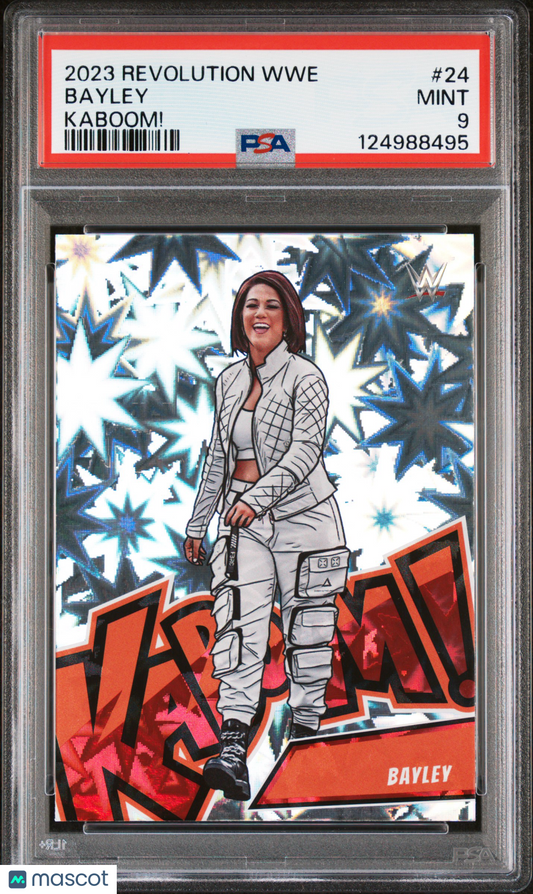 2023 Panini Revolution WWE Kaboom! Bayley #24 PSA 9