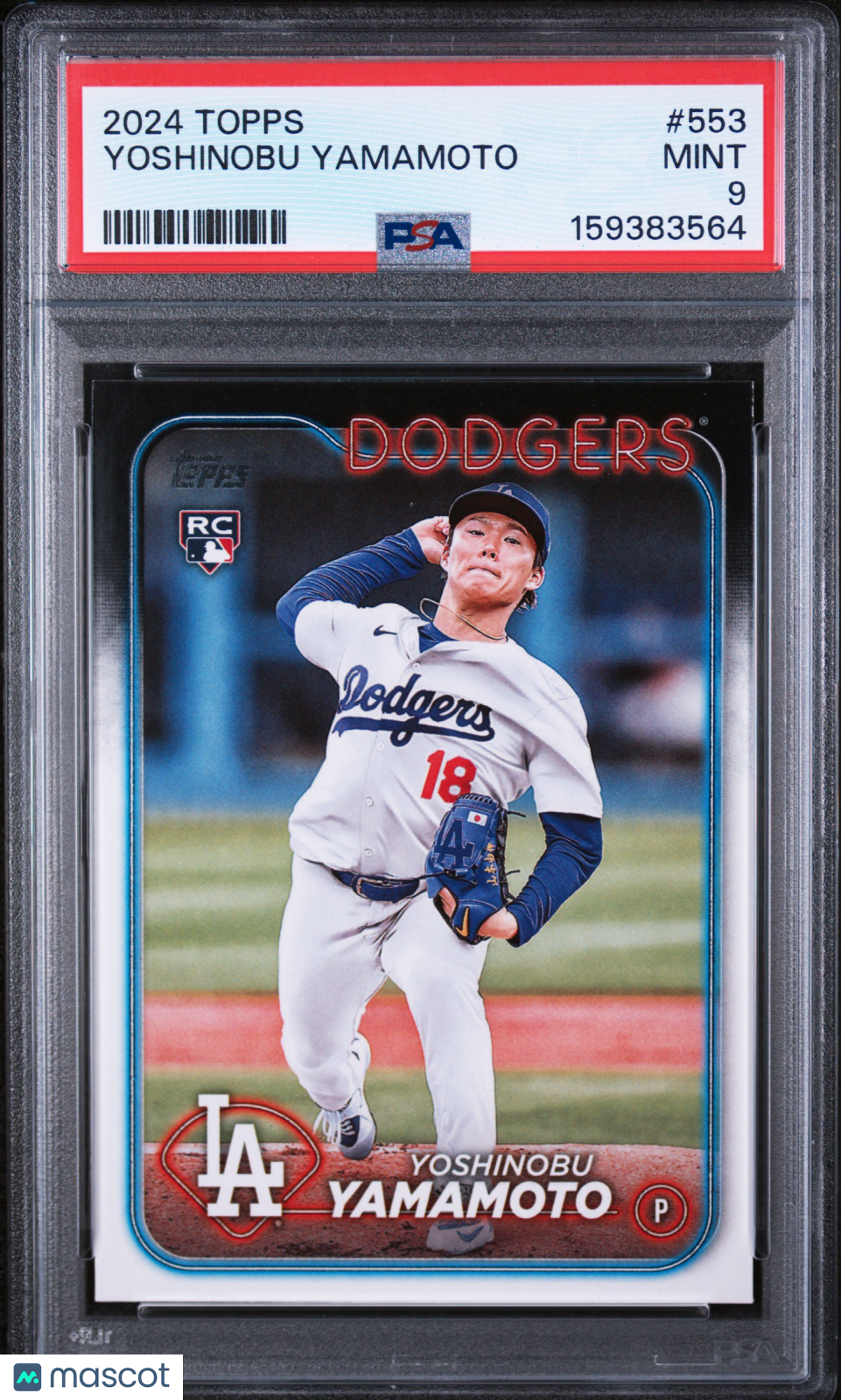 2024 Topps Yoshinobu Yamamoto #553 PSA 9