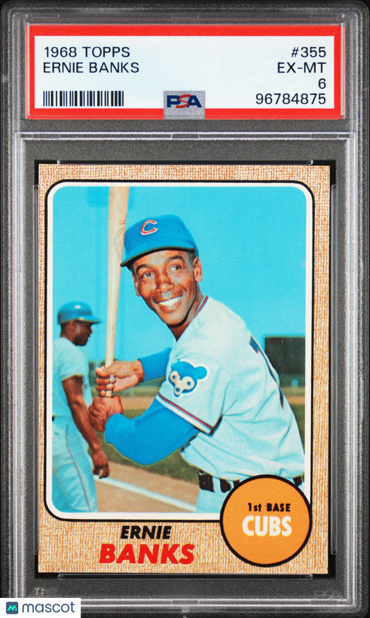 1968 Topps Ernie Banks #355 PSA 6