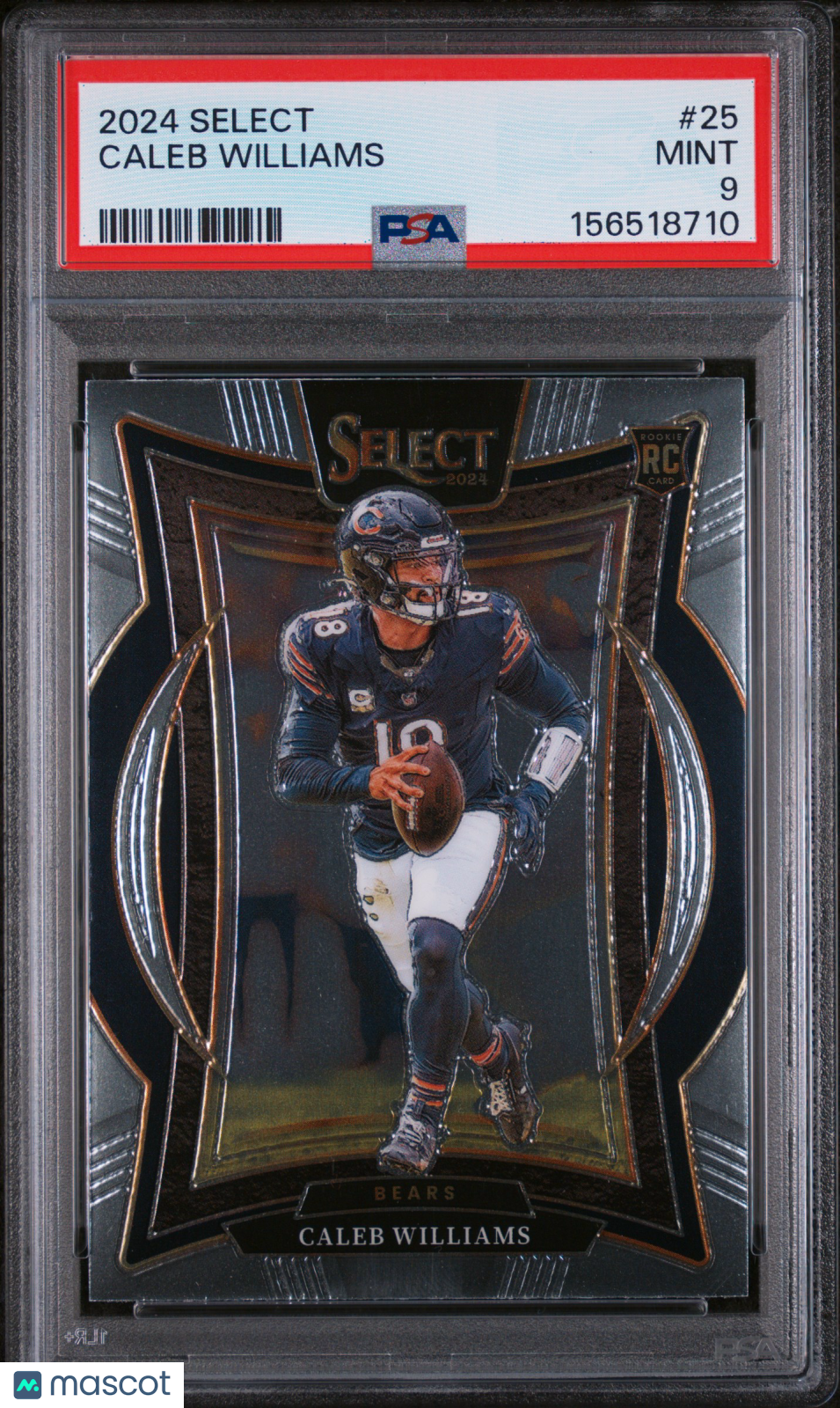 2024 Panini Select Caleb Williams #25 PSA 9