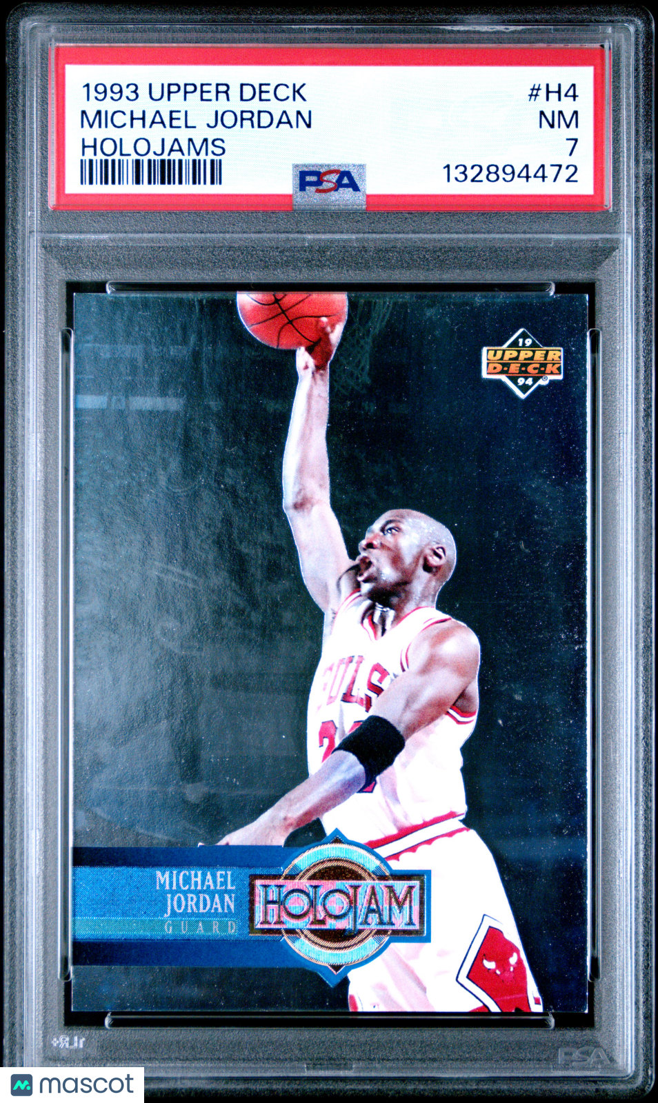 1993 Upper Deck Holojam Michael Jordan #H4 Holojams PSA 7