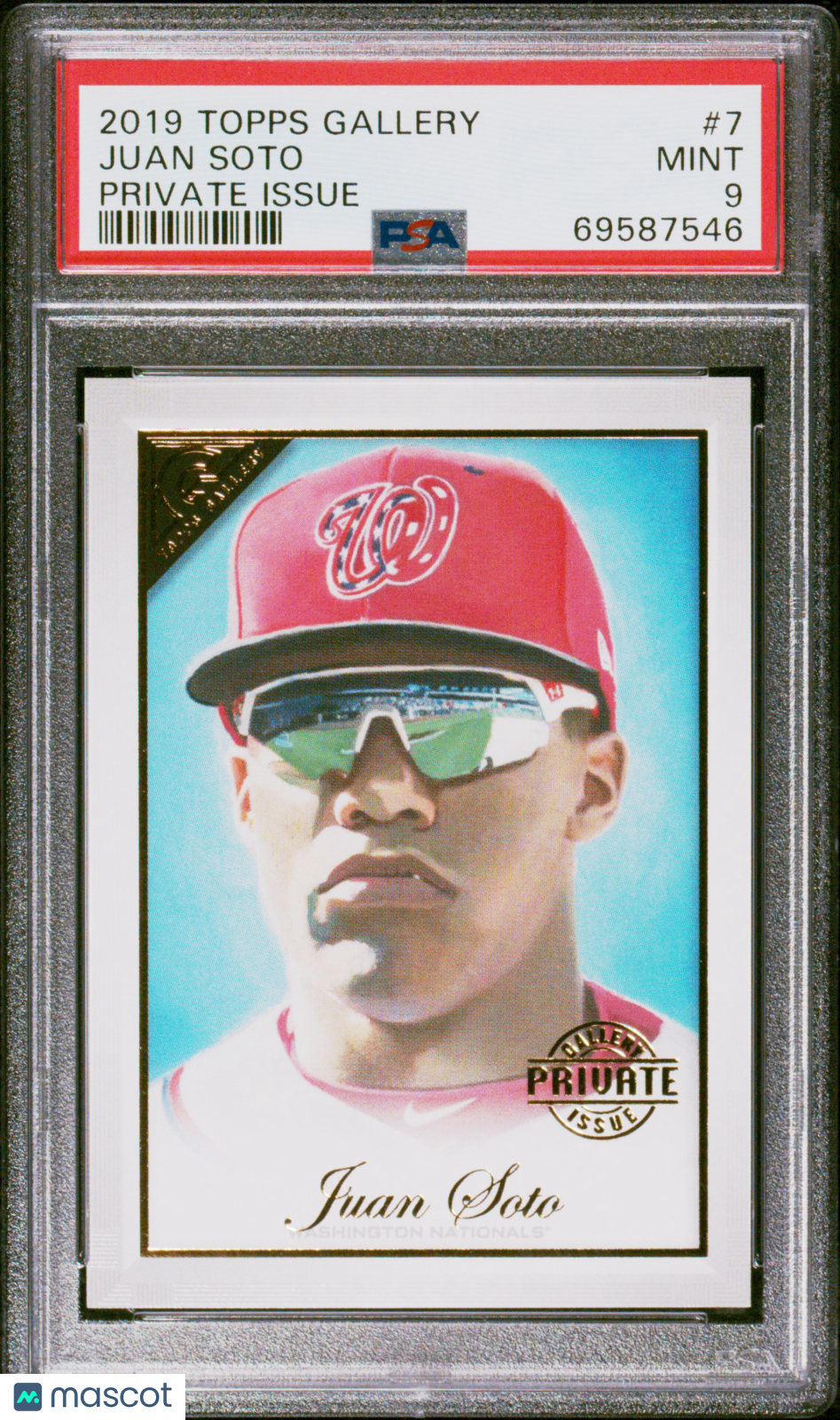 2019 Topps Gallery Juan Soto #7 Private Issue PSA 9