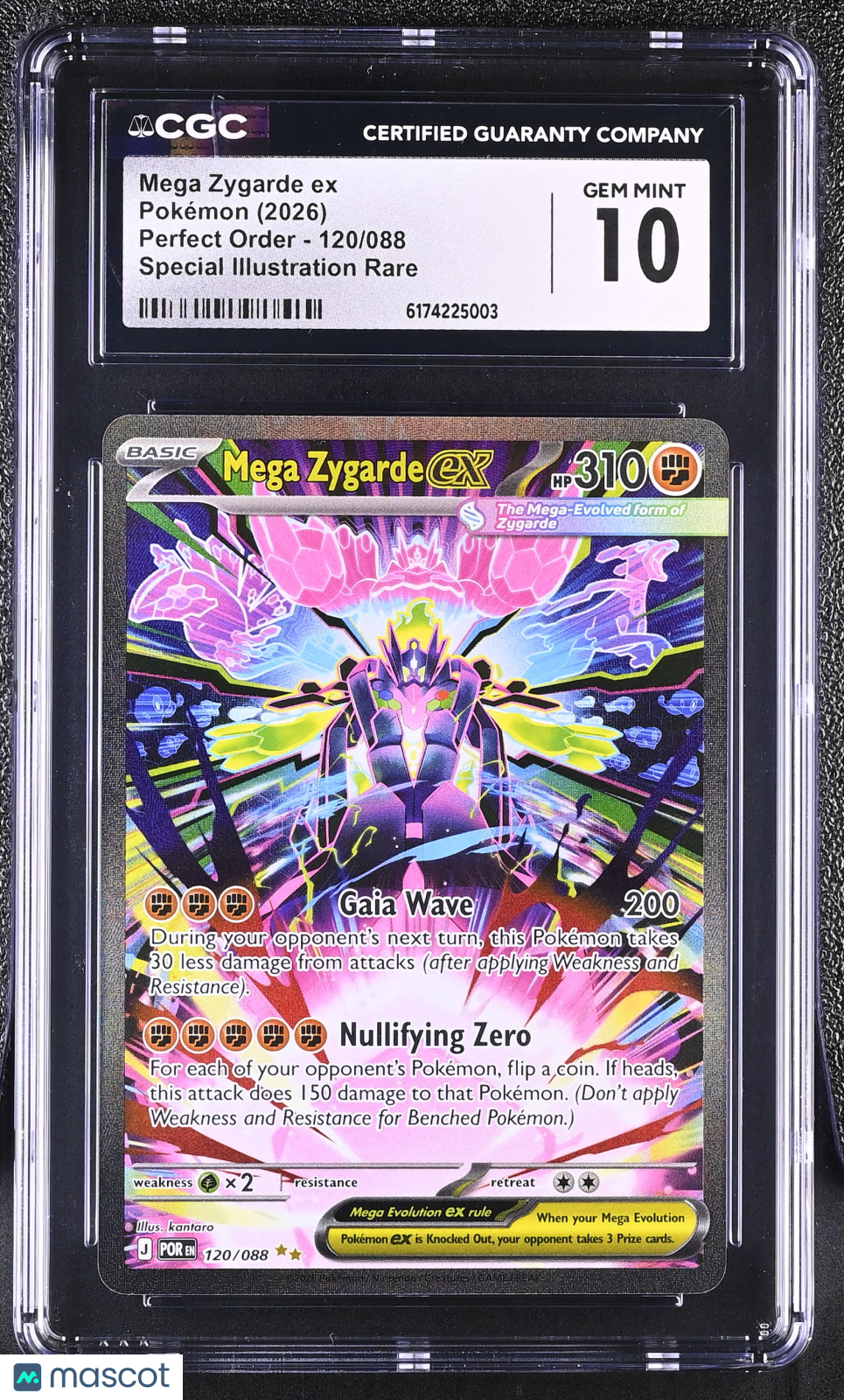 2026 Pokemon Perfect Order Mega Zygarde ex SIR CGC 10 #120/088