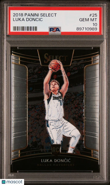 2018 Panini Select Luka Doncic #25 PSA 10 – Graybo's Sports Cards