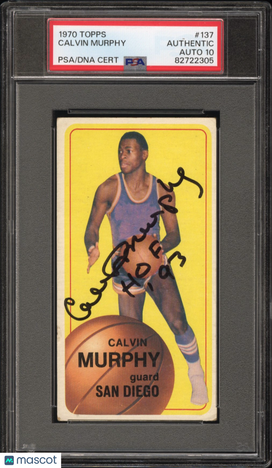1970 Topps Calvin Murphy #137 PSA A