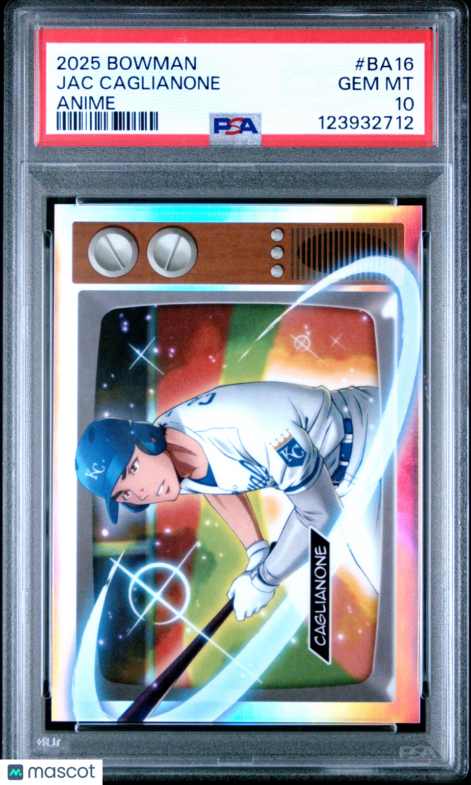 2025 Bowman Anime Jac Caglianone #BA16 PSA 10