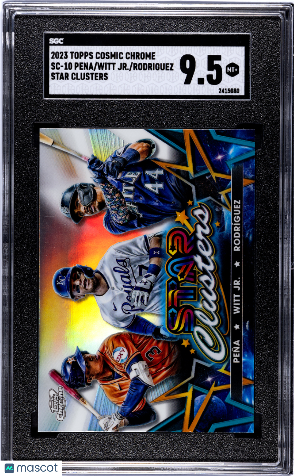 2023 Topps Cosmic Chrome Witt JR. Rodriguez Pena #SC-10 Star Clusters SGC 9.5