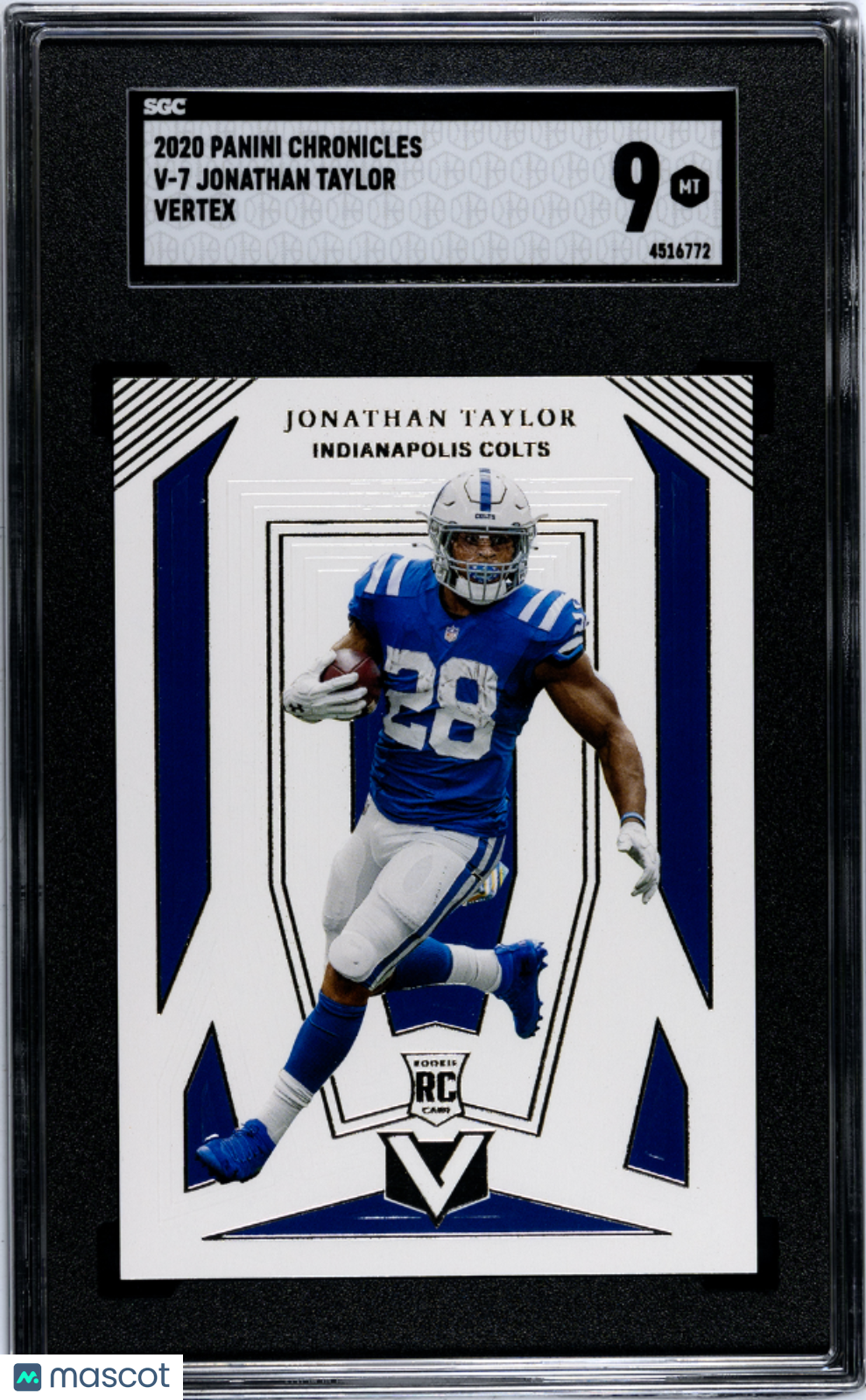 2020 Panini Chronicles Jonathan Taylor #V-7 Vertex SGC 9