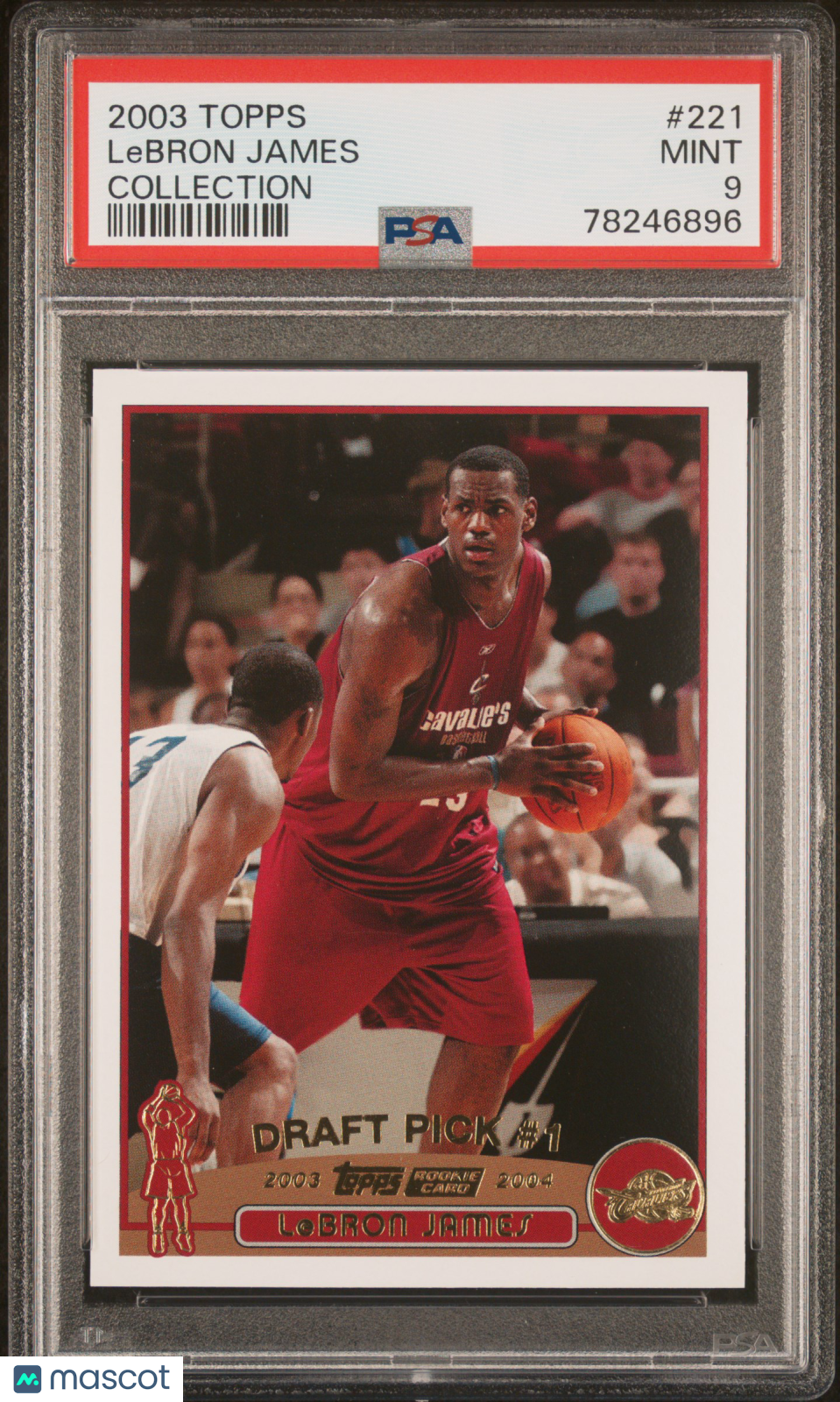 2003 Topps LeBron James #221 Collection PSA 9