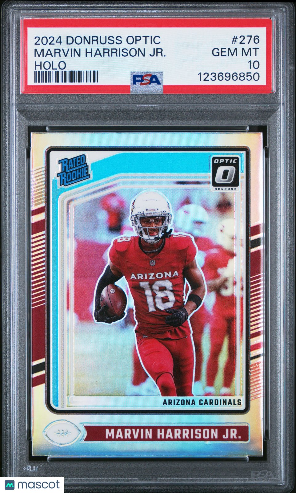 2024 Panini Donruss Optic Marvin Harrison JR. #276 Holo PSA 10