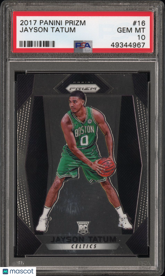2017 Panini Prizm Jayson Tatum #16 PSA 10